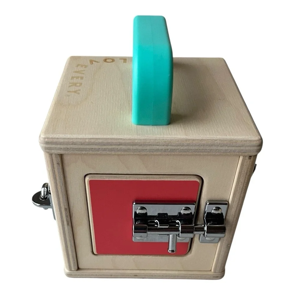 Lovevery Lock Box Latches The Realist Box Montessori Wooden Toddler Learning Toy